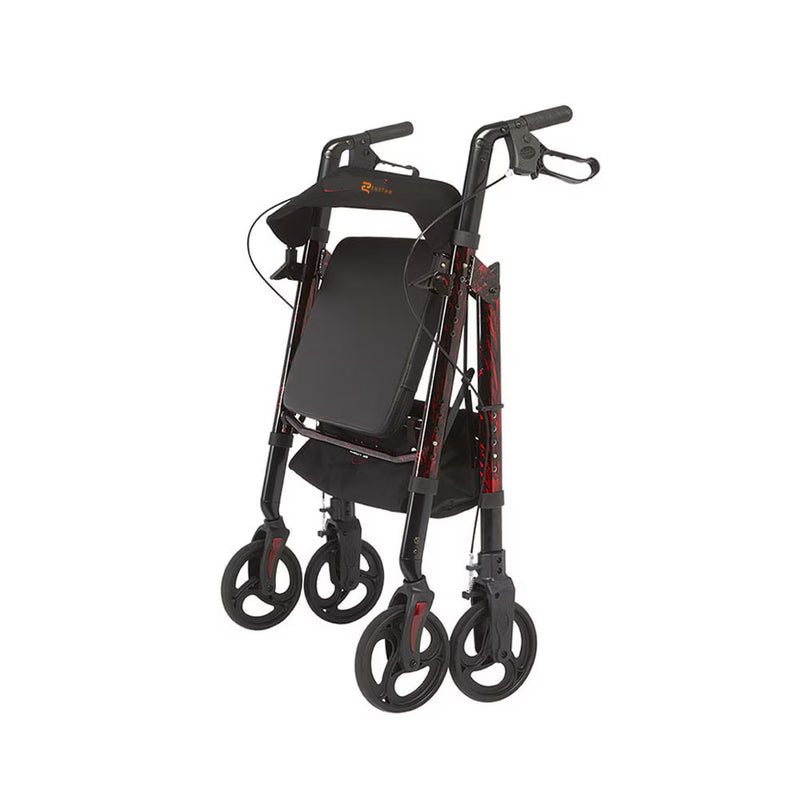 Rhythm Regal - Bariatric Aluminum 4 Wheel Rollator with Universal Height Adjustment