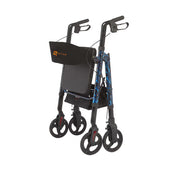 Rollator with wheels on a white background