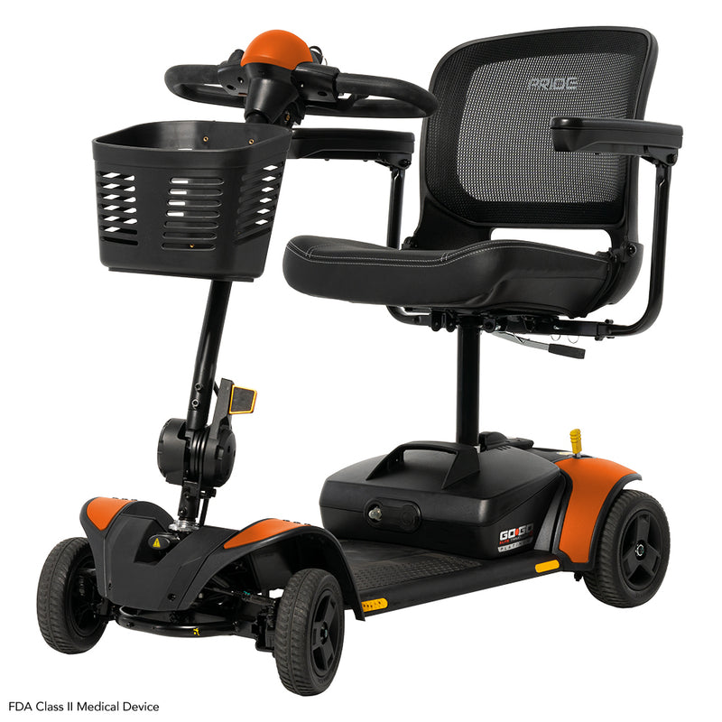 Pride Go-Go Elite Traveller 2 Platinum - 4-Wheel Travel Mobility Scooter