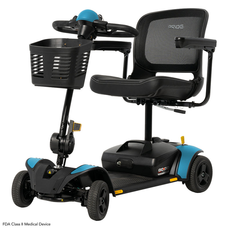 Pride Go-Go Elite Traveller 2 Platinum - 4-Wheel Travel Mobility Scooter