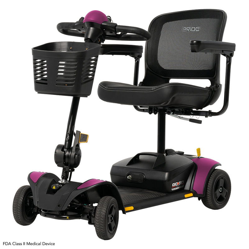 Pride Go-Go Elite Traveller 2 Platinum - 4-Wheel Travel Mobility Scooter