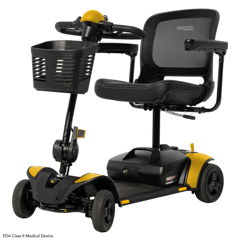 Pride Go-Go Elite Traveller 2 Platinum - 4-Wheel Travel Mobility Scooter