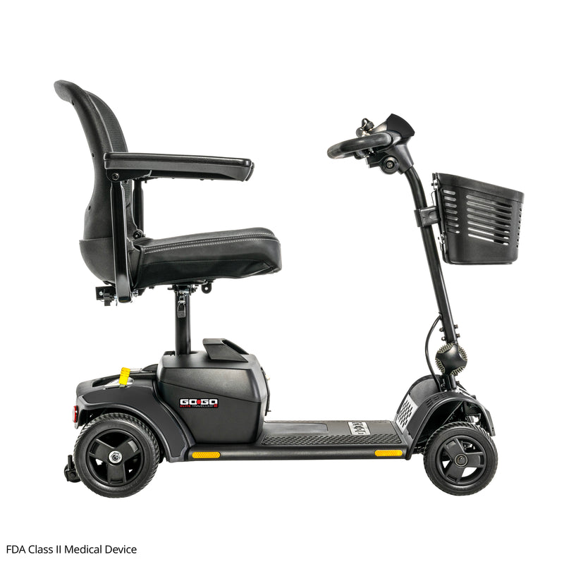 Pride Go-Go Elite Traveller 2 - 4-Wheel Travel Mobility Scooter