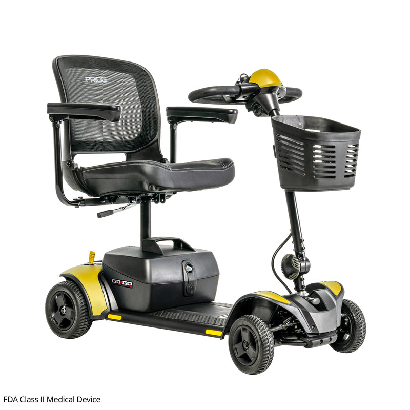 Pride Go-Go Elite Traveller 2 - 4-Wheel Travel Mobility Scooter