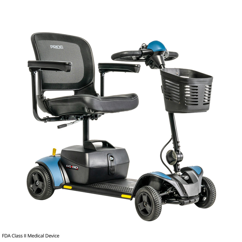 Pride Go-Go Elite Traveller 2 - 4-Wheel Travel Mobility Scooter