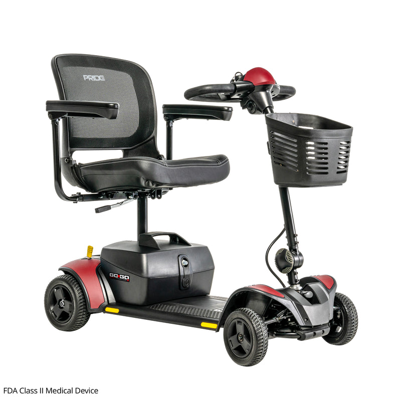 Pride Go-Go Elite Traveller 2 - 4-Wheel Travel Mobility Scooter