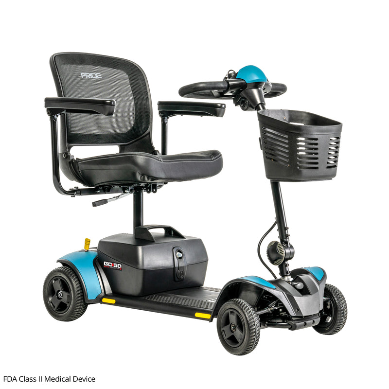 Pride Go-Go Elite Traveller 2 - 4-Wheel Travel Mobility Scooter