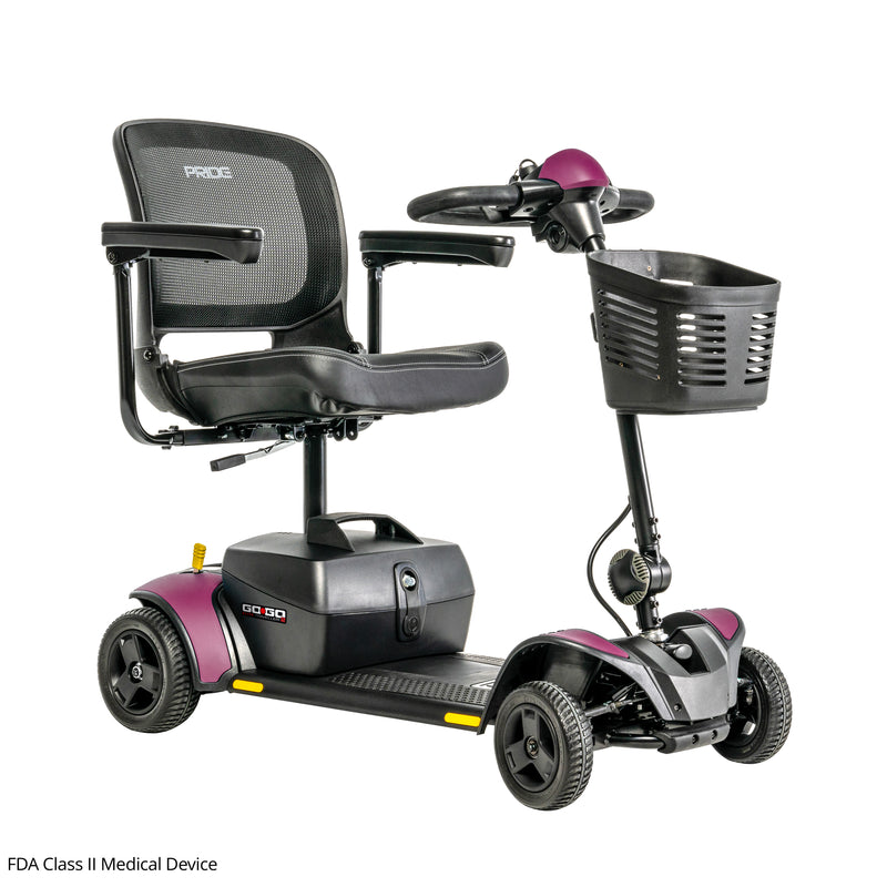Pride Go-Go Elite Traveller 2 - 4-Wheel Travel Mobility Scooter