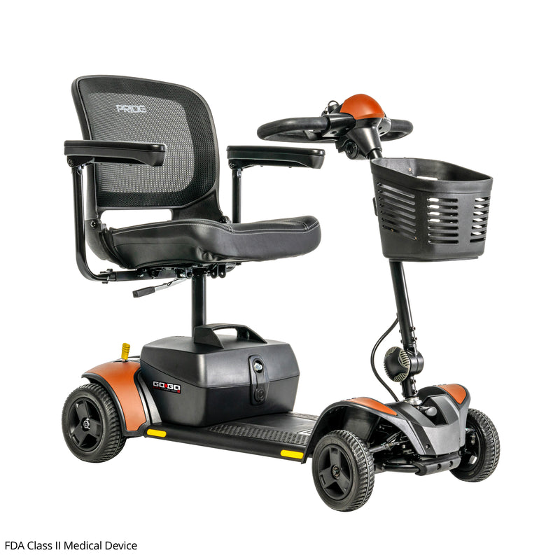 Pride Go-Go Elite Traveller 2 - 4-Wheel Travel Mobility Scooter