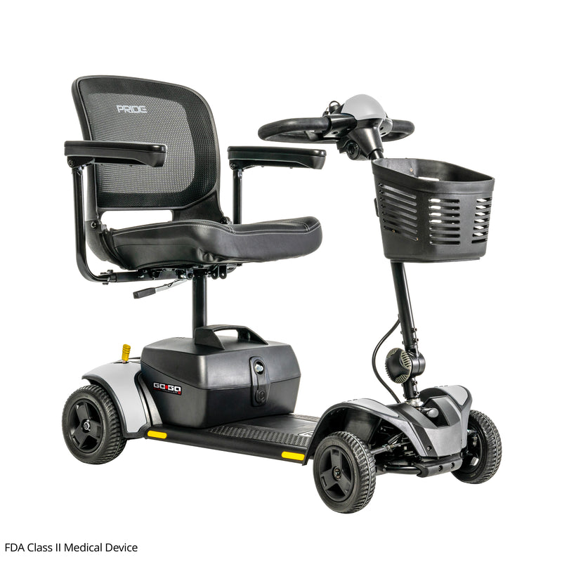 Pride Go-Go Elite Traveller 2 - 4-Wheel Travel Mobility Scooter