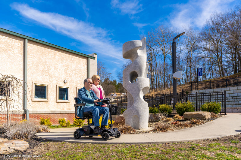 Pride Go-Go Elite Traveller 2 - 4-Wheel Travel Mobility Scooter