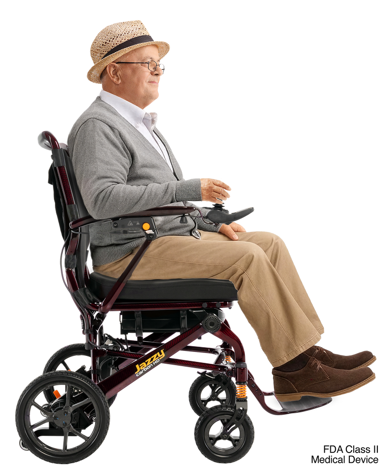 Pride Jazzy Carbon HD Lightweight Folding Power Chair