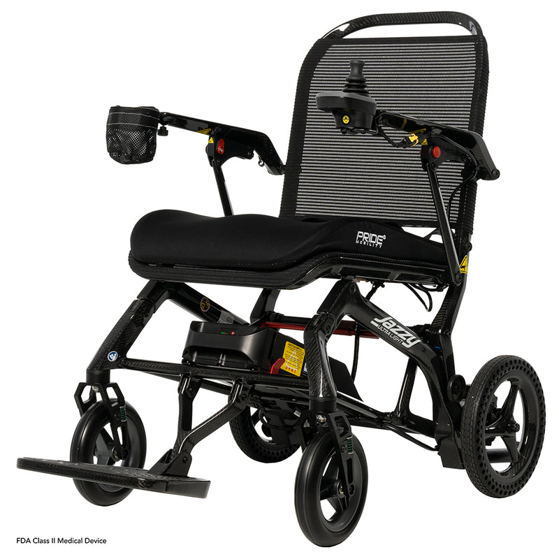 Pride Jazzy Ultra Light Folding Power Wheelchair
